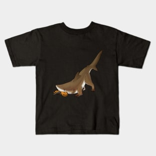 Copper Sharkpup Kids T-Shirt